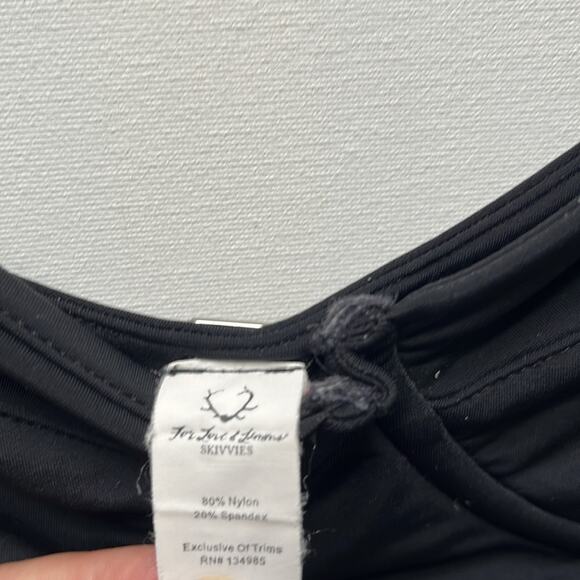 FOR LOVE & LEMONS Skivvies Corset Black Underwire Bodysuit size S - Picture 4 of 9